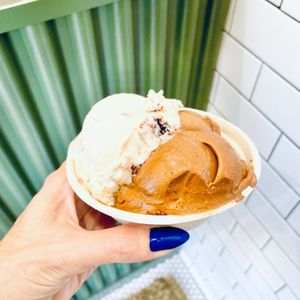 Mint Brownie, Jamocha Chaga Fudge, and Molten Chocolate Cake  at Frankie & Jo's in Larkspur