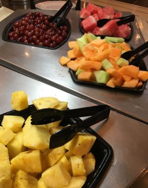 Fruit bar at Q. Cumbers in Edina