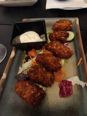 Falafel at Arte y Sabor in Sevilla