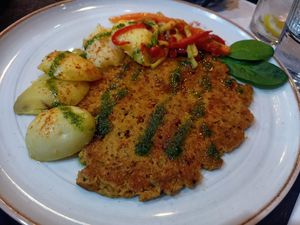 Tasty and juicy seitan at Arte y Sabor in Sevilla