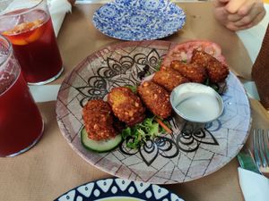 Falafel at Arte y Sabor in Sevilla