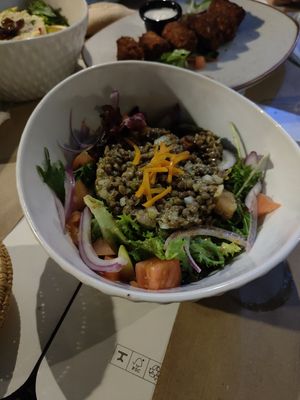 Ensalada de lentejas at Arte y Sabor in Sevilla