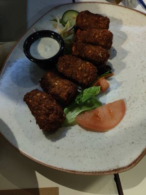 Falafels at Arte y Sabor in Sevilla