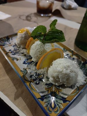 Arroz con leche at Arte y Sabor in Sevilla