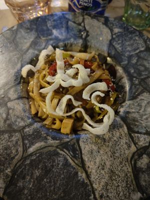 Pad Thai con tofu at Arte y Sabor in Sevilla