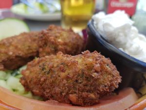 Falafel  at Arte y Sabor in Sevilla