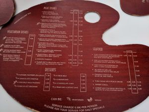 Menu side 1 at Arte y Sabor in Sevilla