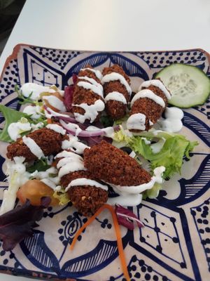 Falafel at Arte y Sabor in Sevilla