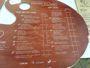 Menu April 2019 at Arte y Sabor in Sevilla