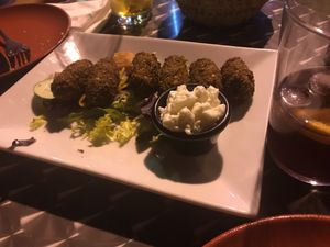 Falafels at Arte y Sabor in Sevilla