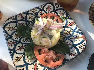 Potato salad at Arte y Sabor in Sevilla