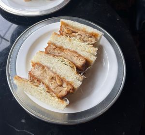 Tonkatsu  at Toriba Coffee in Kyoto