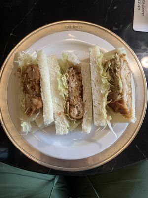 Vegan Katsu Sandwich   at Toriba Coffee in Kyoto