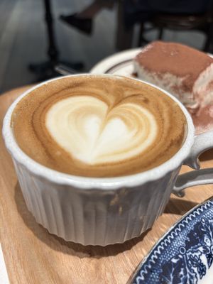 Oat latte   at Toriba Coffee in Tokyo