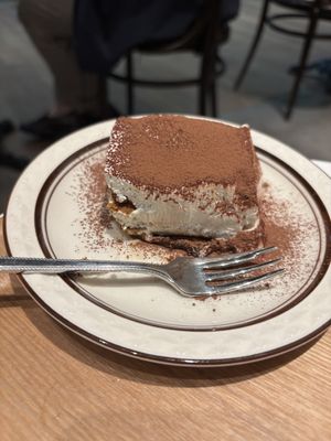 Tiramisu (they make it with Biscoff)  at Toriba Coffee in Tokyo