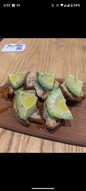 Avocado toast. Simple but tasted good at Wine Kumano in Wakayama