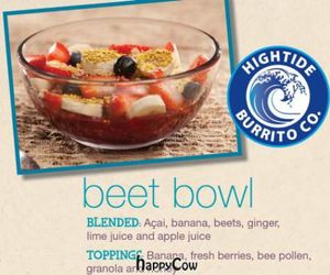 Beet Bowl at Hightide Burrito Co. in Jacksonville