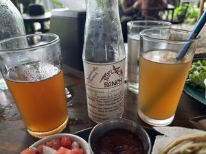 Fresh juices   at Lori Restaurant & Deli in Dominical