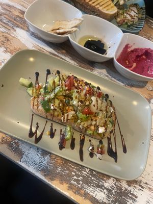 The avocado toast  at The Good Grub in Eastbourne