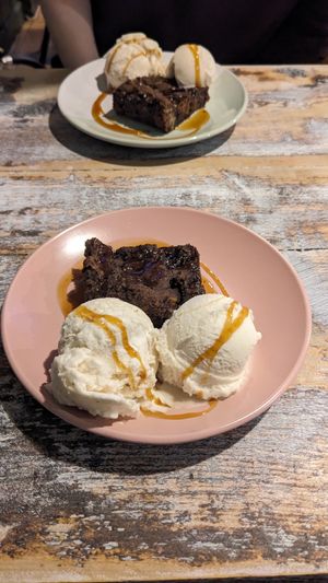 Sticky toffee pudding at The Good Grub in Eastbourne