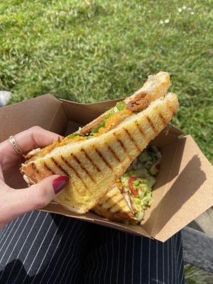 Steak truffle cheese toastie  at The Good Grub in Eastbourne
