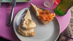 "Camembert" & "smoked salmon" at The Good Grub in Eastbourne