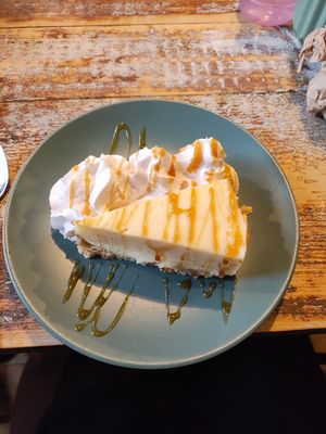 vanilla cheezecake at The Good Grub in Eastbourne