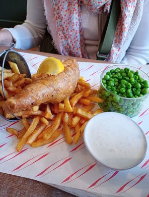 "Fish" and chips at The Good Grub in Eastbourne