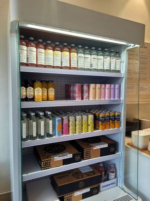 Chilled Drinks Fridge. at Caffeina in Prestatyn