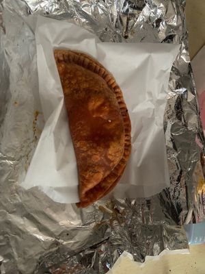 vegan empanada   at Owl Eyes Cafe in Buffalo