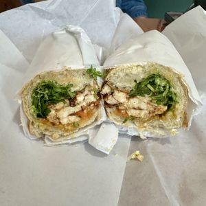 Tofu bahn mi  at Owl Eyes Cafe in Buffalo