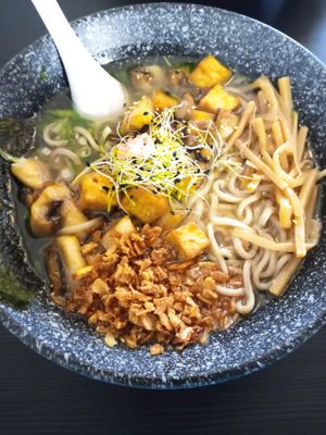 Vegan ramen at Hokane Ramen in Tours