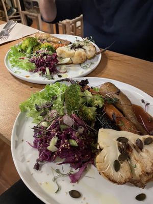 The chef's vegan creation   at L'Abri in Marseille