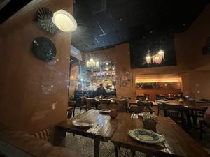 Inside seating  at Restaurante Arab in Rio De Janeiro