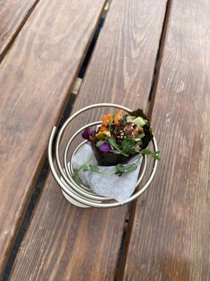 Tuesday’s 11-2 Sushi Cone  at Eme's Food Truck in Las Vegas