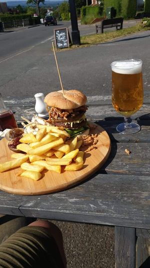 Burger at The Royal Oak  in Lingfield