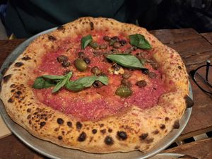 Holy Mary at Pretty Pizza in Munich