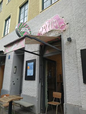 Eingang at Pretty Pizza in Munich
