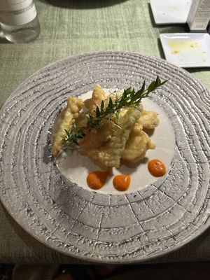 Vegetable tempura   at Salice Blu in Bellagio