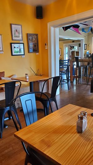 indoor seating at Heirloom Food Company in Danielson