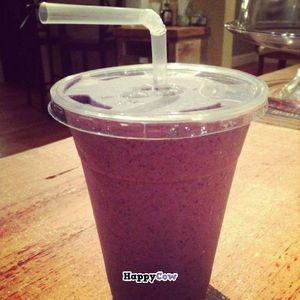 Blue Acai Smoothie at Heirloom Food Company in Danielson