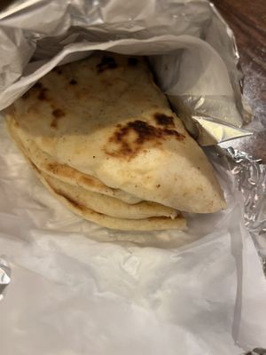 vegan naan  at Shital's Indian Vegetarian Food in West Dover