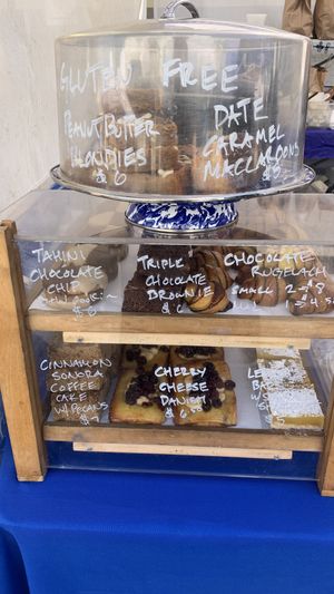 fresh baked goodies   at Mort & Betty's - Pop Up in Los Angeles