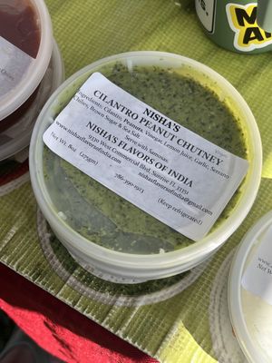 Vegan Indian  at Delray Green Market in Delray Beach