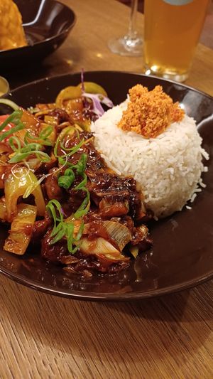 Stir-fry Soya at Curry Souls in Belgrade