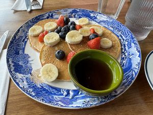 Pancake #Veganuary at Bagel & Bloom in Kralendijk