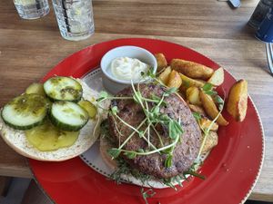   at Bagel & Bloom in Kralendijk