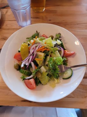 Garden salad at Antica Pizzeria & Ristorante in Niagara Falls