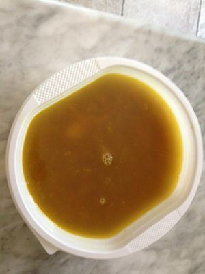 Radha lentil soup at Radha Cuisine in Timisoara