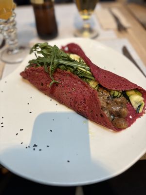 Artesano crepe with mushrooms & veggies   at Artesano 81 by Crepes & Waffles in Cundinamarca
